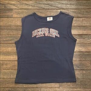 Vintage Dickies Navy Tank Top